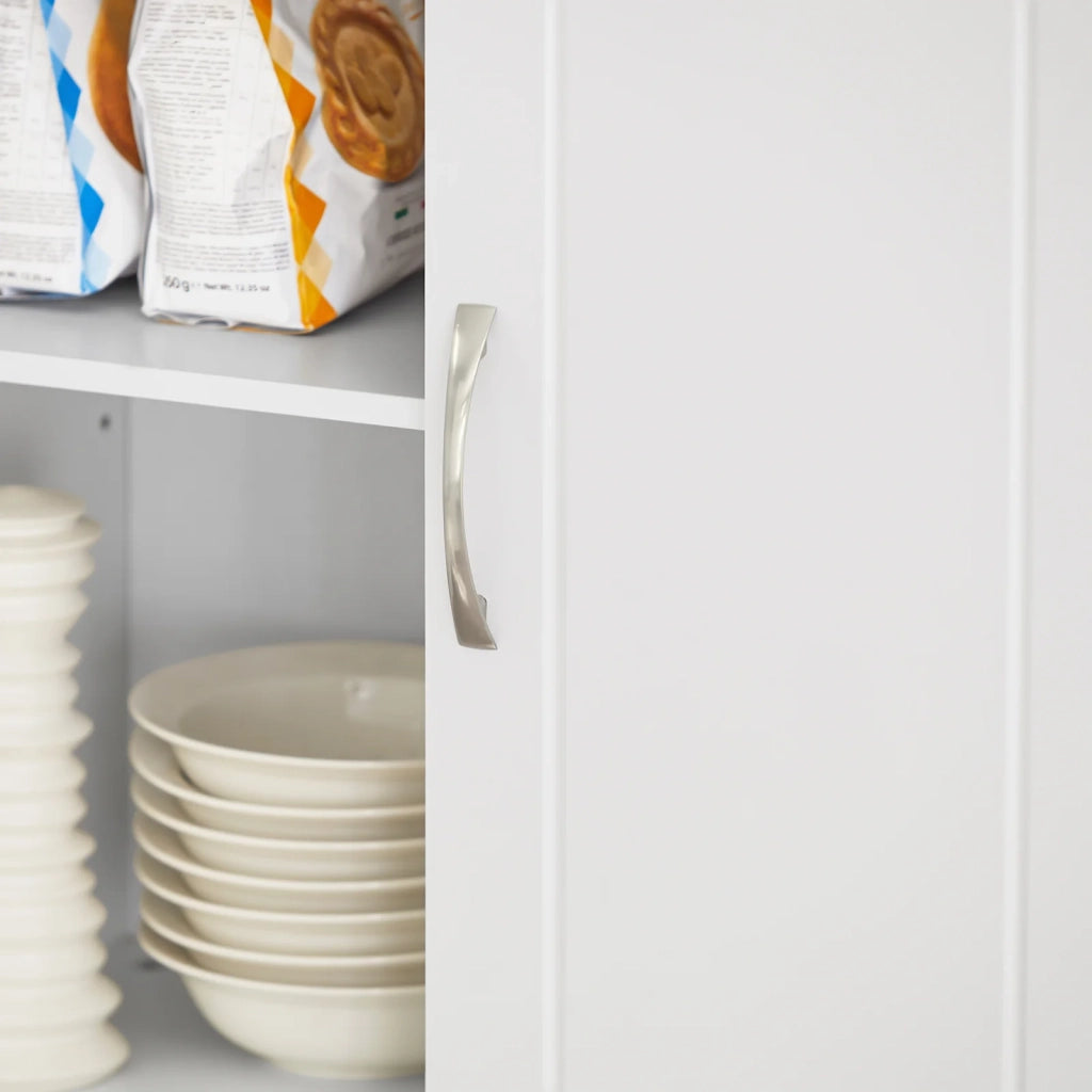 Armadietto pensile da bagno Mobile da parete per il cucina 2 ante 60x30x30cm Bianco FRG231-W