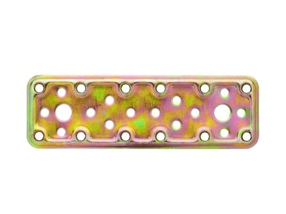 PIASTRA DI GIUNZIONE DRITTA LARGHEZZA MM.40 ART.745- - mm.200x40 - spessore mm.2,2 - 25 pezzi ALDEGHI