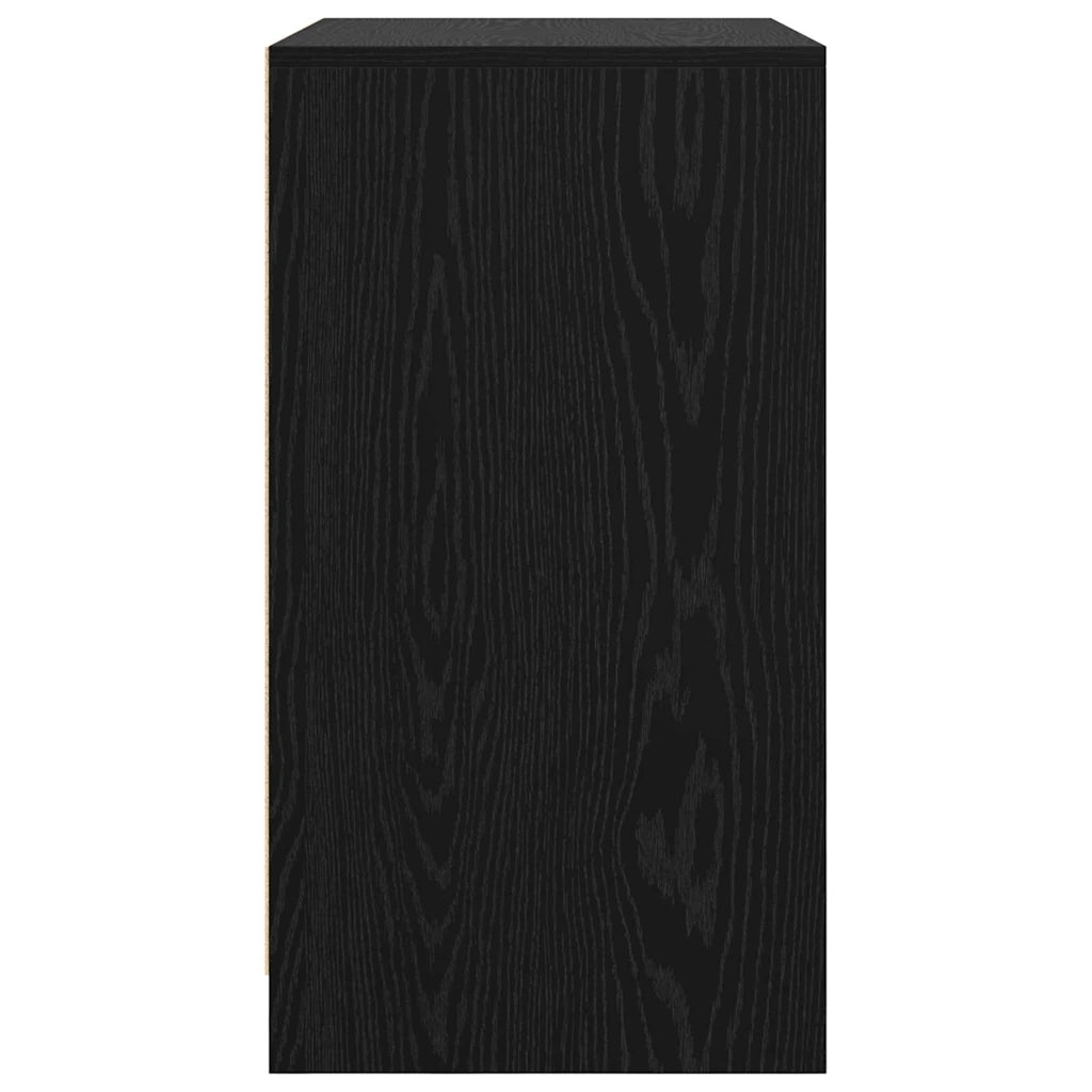 vidaXL Credenza Nero 70 x 41 x 75 cm Legno multistrato