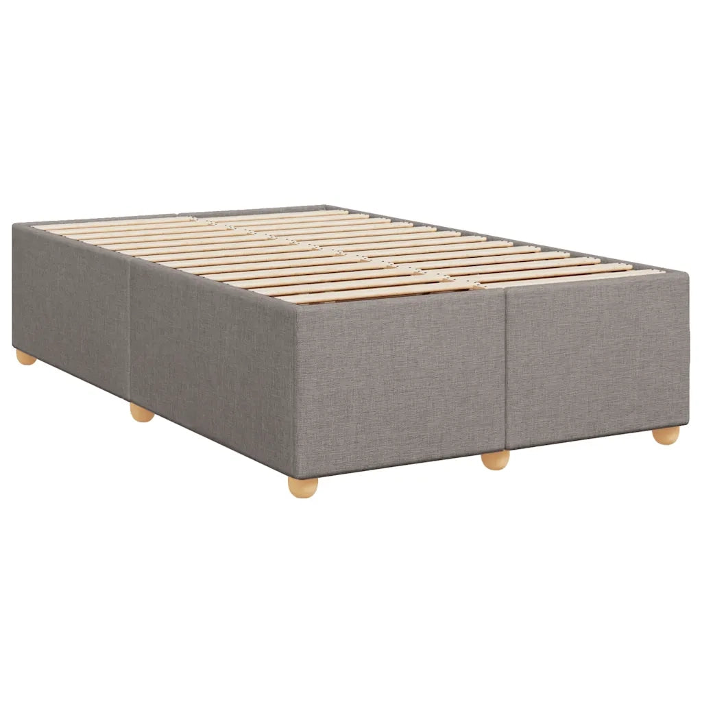Giroletto a Molle con Materasso Tortora 120x190 cm in Tessuto