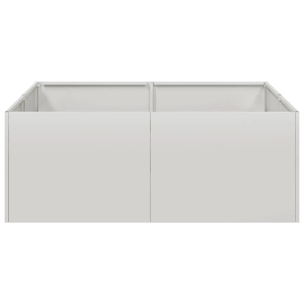 Fioriera 80x80x30 cm in Acciaio Inox