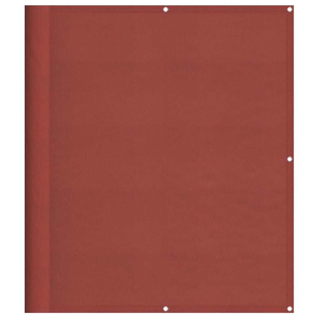 Paravento Balcone Terracotta 120x800 cm 100% Poliestere Oxford