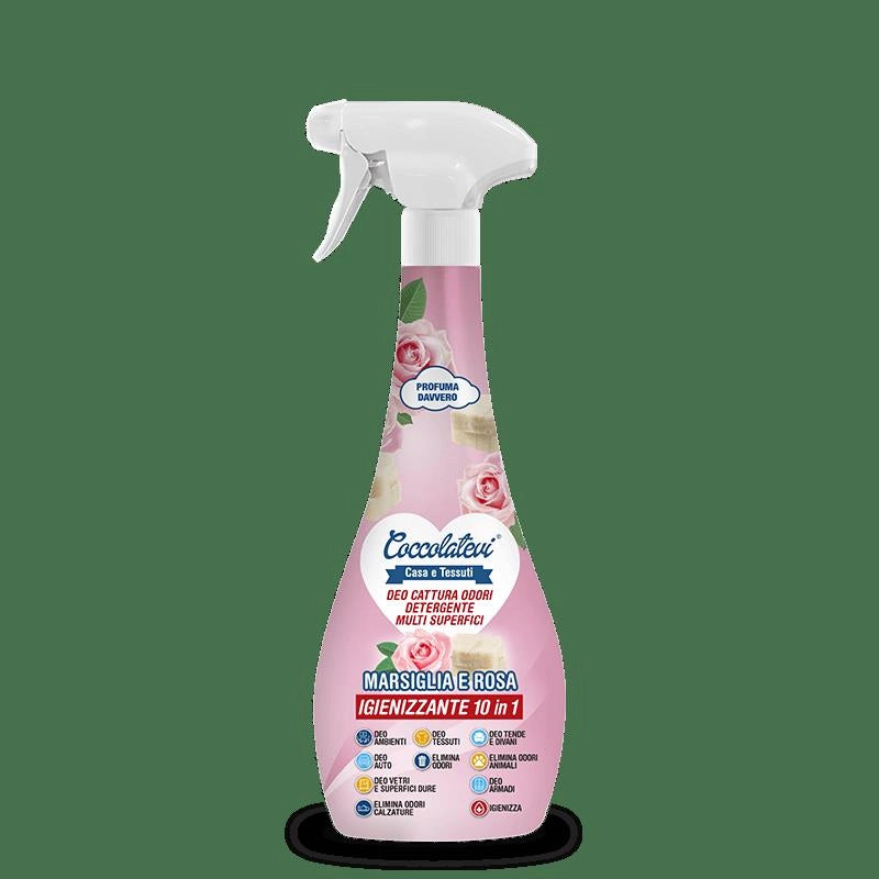 COCCOLATEVI SGRASSATORE IN SPRAY DA 750ML MARSIGLIA E ROSA IGIENIZZANTE