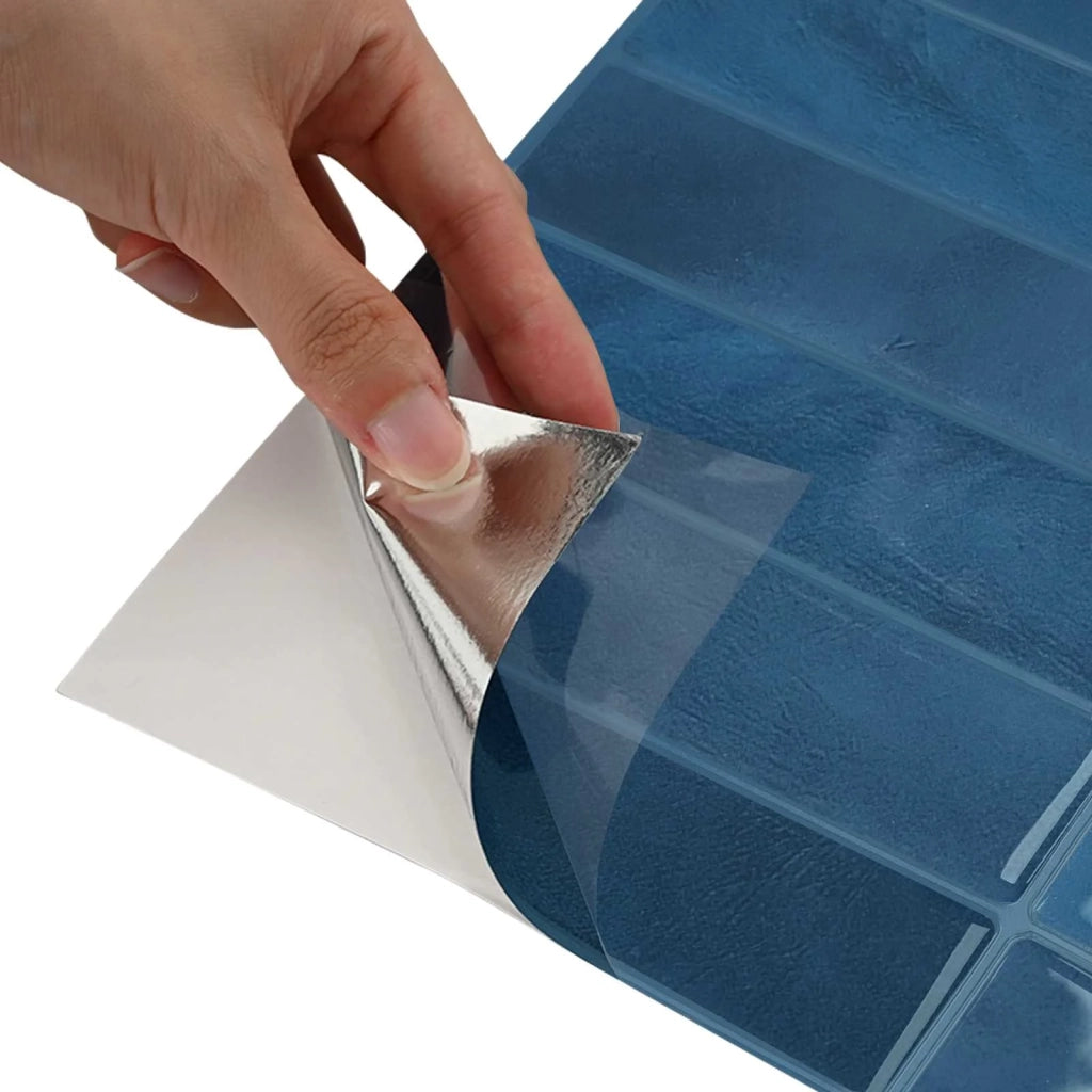 Piastrella Rettangolare 10 pcs Blu 29 x 23 x 0,08 cm 42046165