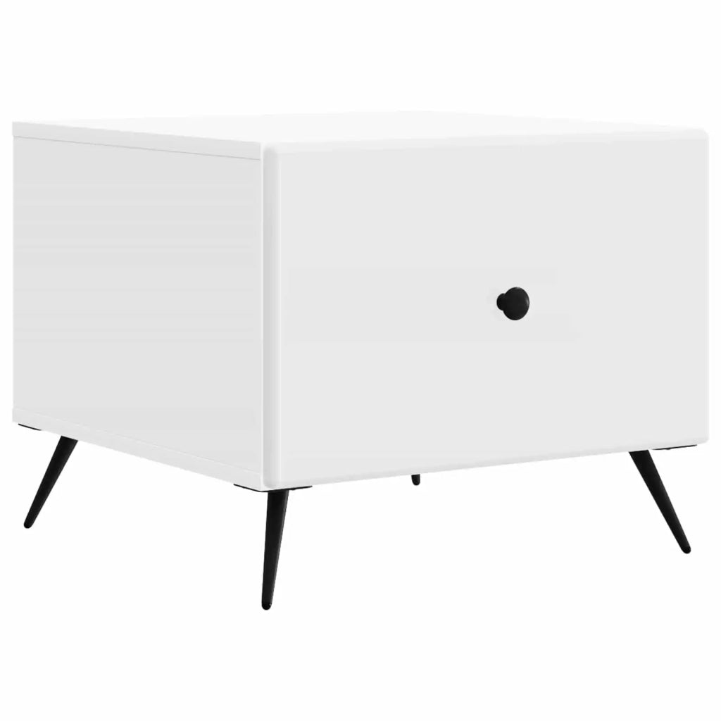 Tavolino da salotto Bianco 49 x 50 x 40 cm Legno ingegnerizzato 895655