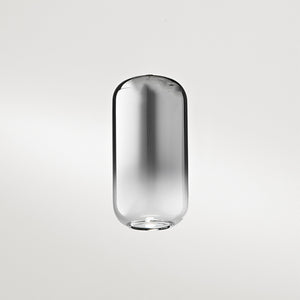 Vetro Borosilicato Contemporaneo Hunter Fumè Specchiato D10