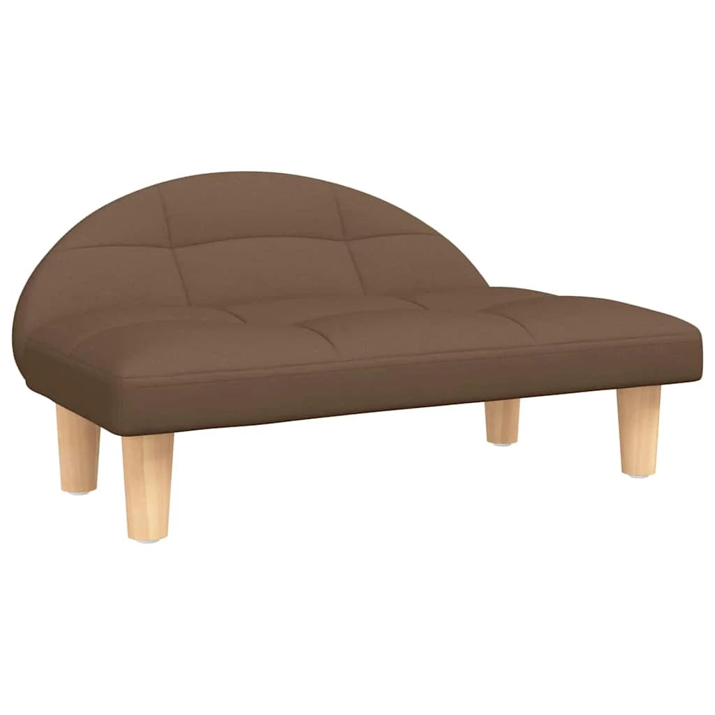 Cuccia per cani a forma di cesto comoda 70 x 52 x 30 cm tessuto marrone 02_0042893