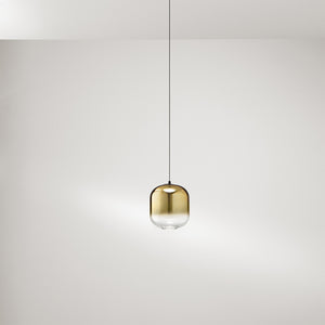 Vetro Borosilicato Contemporaneo Hunter Oro Specchiato D14