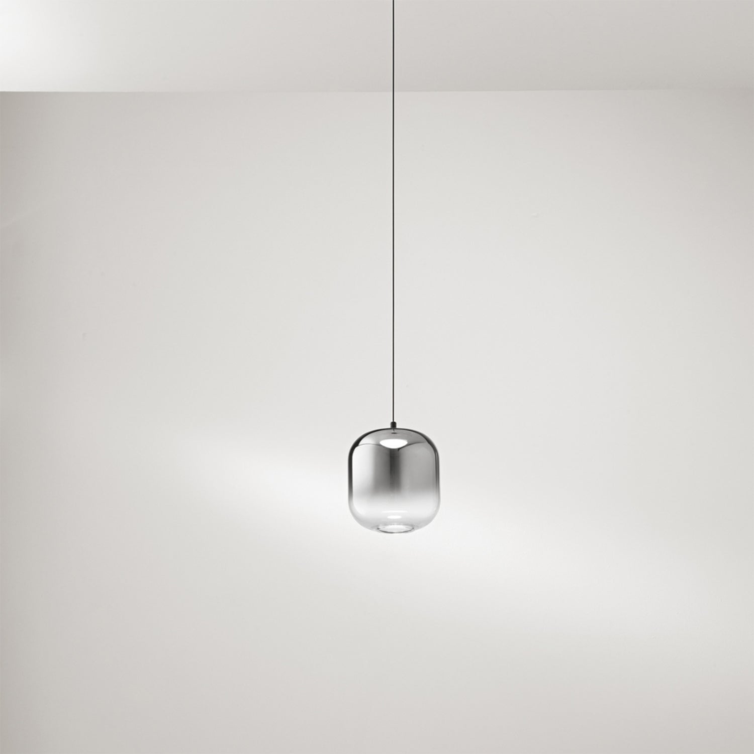 Vetro Borosilicato Contemporaneo Hunter Fumè Specchiato D14