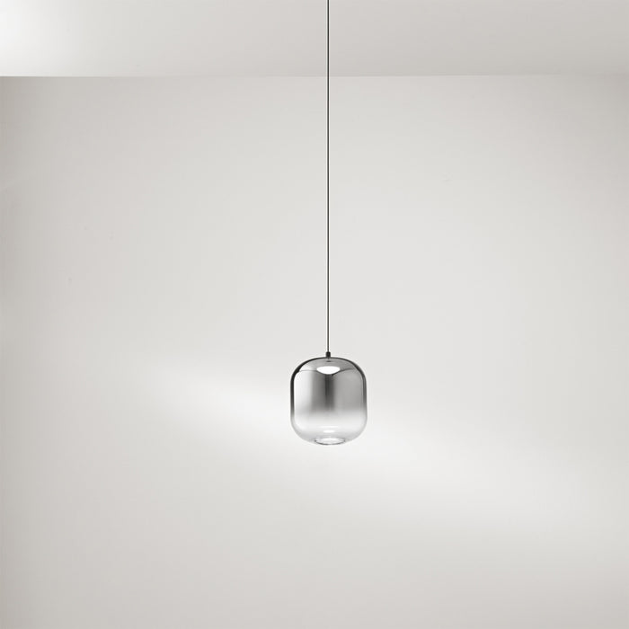 Vetro Borosilicato Contemporaneo Hunter Fumè Specchiato D14