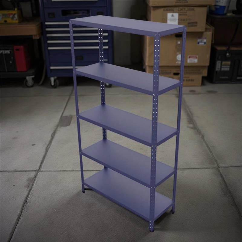 SCAFFALE IN METALLO BLU ETTORE KIT BULLONI 100 X 40 X H 187 CM 5 RIPIANI