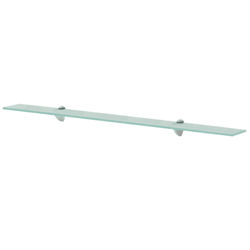 Mensole Galleggianti 2 pz in Vetro 100x10 cm 8 mm cod mxl 33498