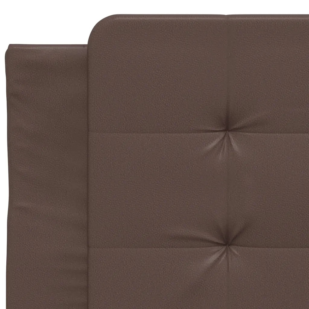 Cuscino Testiera Zadar Marrone 80 cm in Similpelle 374831