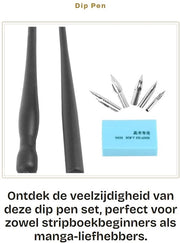 Set di pennarelli in plastica flexibile da 5 - Ombrelli 2 - Gomme - Libretto di stesura - Linee flessibili - Materiale plastico duraturo - Pennarelli da disegno