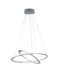 Lampada a Sospensione da Interno a LED in Metallo Nickel Opaco