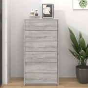 Credenza-Buffet-Armadio da cucina 6 Cassetti Grigio Sonoma 50x34x96 cm Legno Multistrato