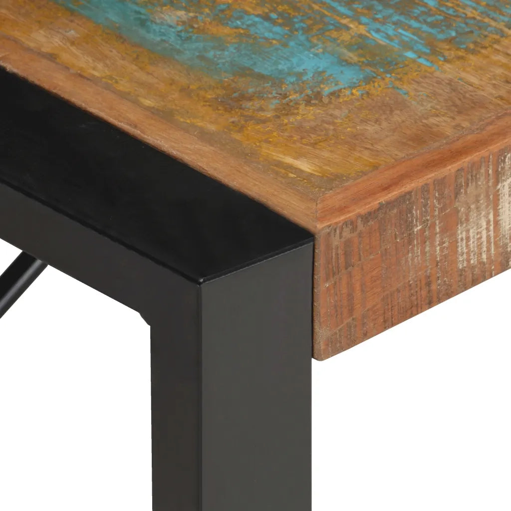 Tavolino da Salotto 140x70x40 cm in Legno Massello di Recupero cod mxl 57231