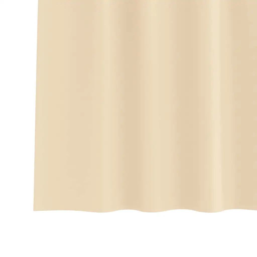 Tende Blackout con Anelli 2 pcs Crema 140 x 140 cm Poliestere 4107593