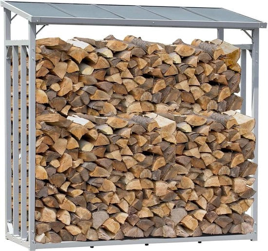 Rack di deposito per giardino - 143 x 70 x 145 cm - Deposito esterno - 14 m3 di capacità di deposito - Scaffale di supporto esterno