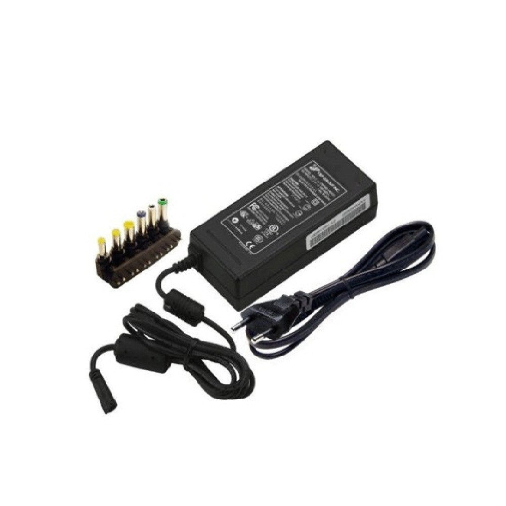 Trade Shop - Alimentatore Universale 120 W Pc Laptop Ufficio Casa Notebook 8 Adattatori -