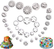 Fondant Cake Koekjes Plunger Cutter Suikerwerk Decorazioni con Forme di Fiore, Farfalla, Stella, Margherita e Cuore per Biscotti DIY