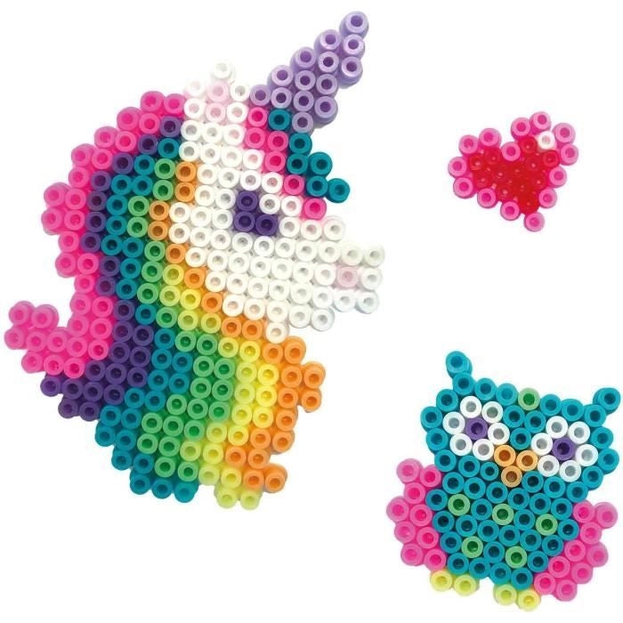 Mix di perline da stirare - 9000 scatole alla moda - SES CREATIVE - 9000 perline in colori vivaci.