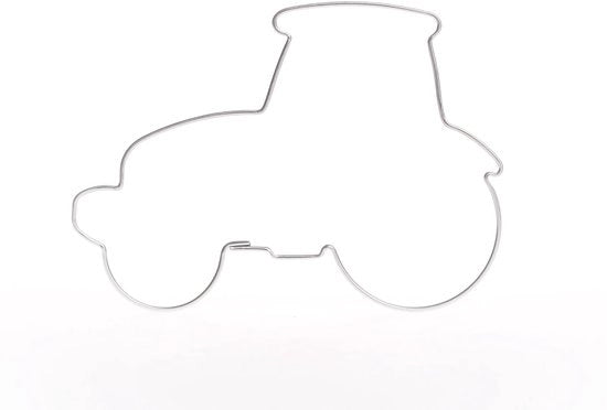 Trattore a forma di bulldog in acciaio inossidabile da 6 cm