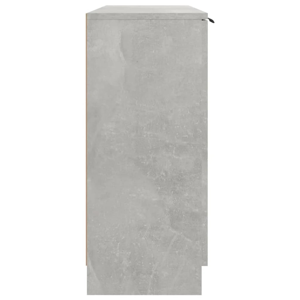 Buffet credenza cassettiera armadio mobile contenitore organizer per cucina soggiorno salotto 90,5 x 30 x 70 cm legno ingegnerizzato grigio 02_0032113