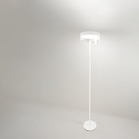 Lampadario Contemporaneo Aere Metallo Bianco Vetro 5 Luci Led 14W 3000K