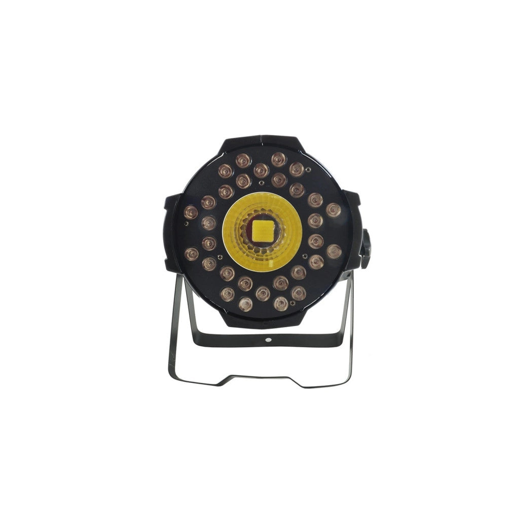 Trade Shop - Proiettore Rgbw Faro Led Cob Dmx Rgbw 31 Led Strobo Effetto Disco Faretto Luce -
