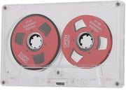 Cassetta audio doppia faccia - Cassetta metallica - 50 minuti di registrazione - Scatola trasparente - Ideale per registrazione musicale - Formato compattibile - Registrazione audio