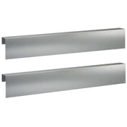 Profilo di copertura per giardino 2 pz 100 x 6 x 15 cm 8012958