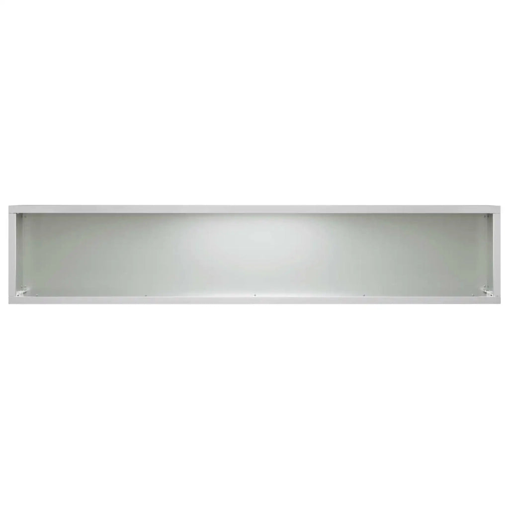 Vaso da giardino Argento 80 x 20 x 20 cm Acciaio zincato 8005172