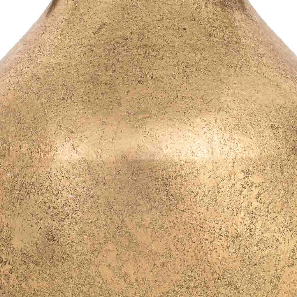Vaso in metallo dorato 16x15x35h cm