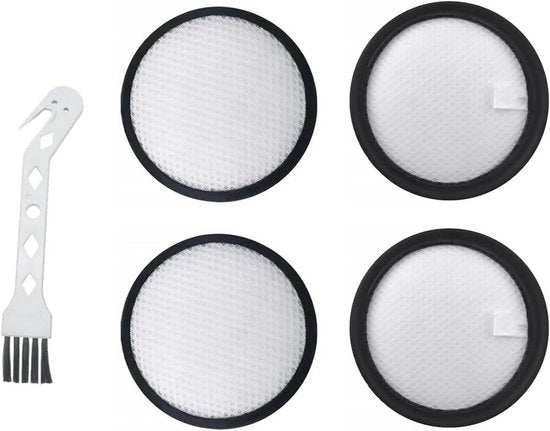 Filtro HEPA per aspirapolvere Allettato Plus - 4 pezzi - Pulizia mobili - Diametro 82 mm