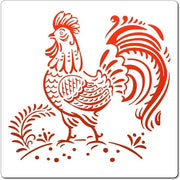 Sfondi stencil per disegno e pittura, tema agricolo animali, disegno celtico - 20 x 22 cm