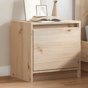 Comodino 40x30,5x40 cm in Legno Massello di Pino cod mxl 30989