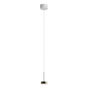 Hole Sospensione LED 7W 38° 3000K CRI90 in Alluminio Bianco/Bronzo, Lampada a sospensione per illuminazione d'accento - Rossini Group