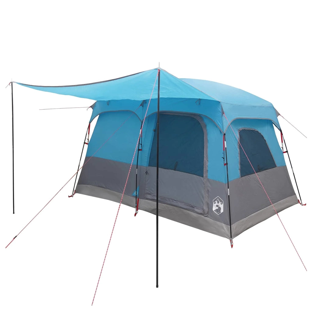 Tenda Familiare con tetto Blu 380 x 260 x 190 cm Poliestere 42028494