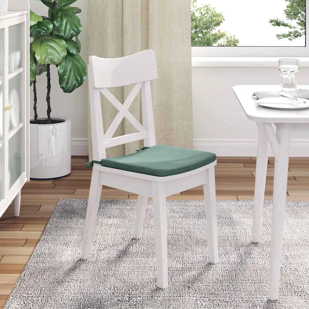 Cuscini per Seduta 4 pcs Verde Mare 40 x 40 x 3 cm Velluto