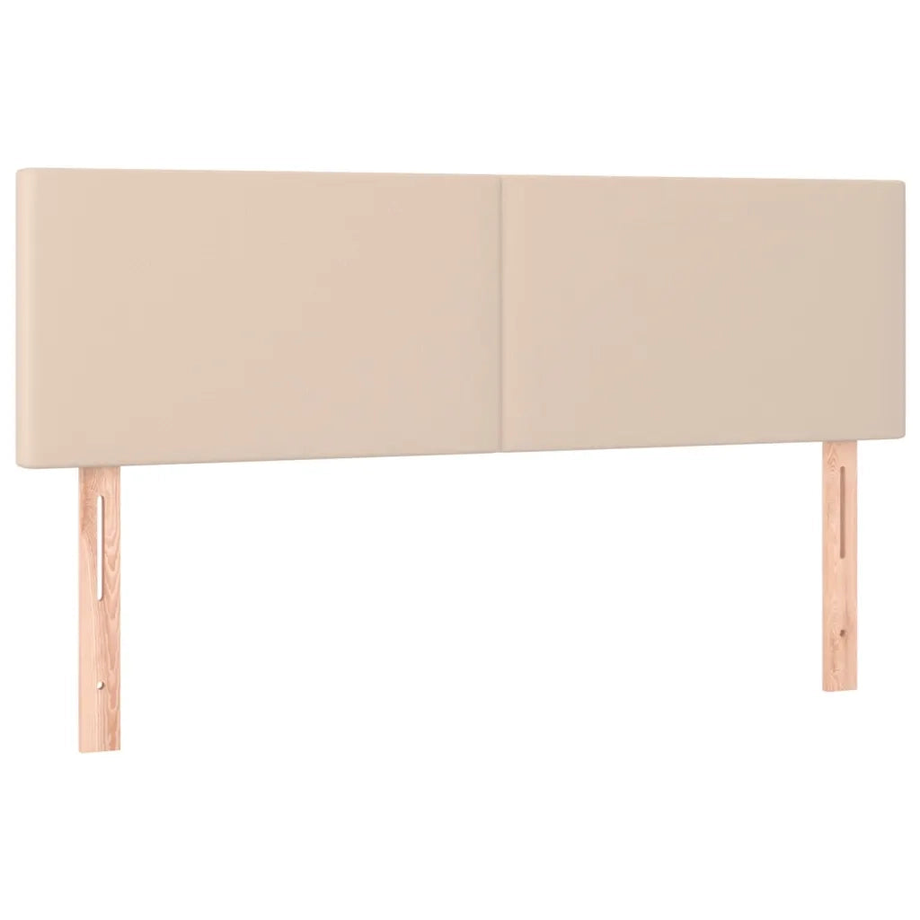 Testiere 2 pz Cappuccino 72x5x78/88 cm in Similpelle