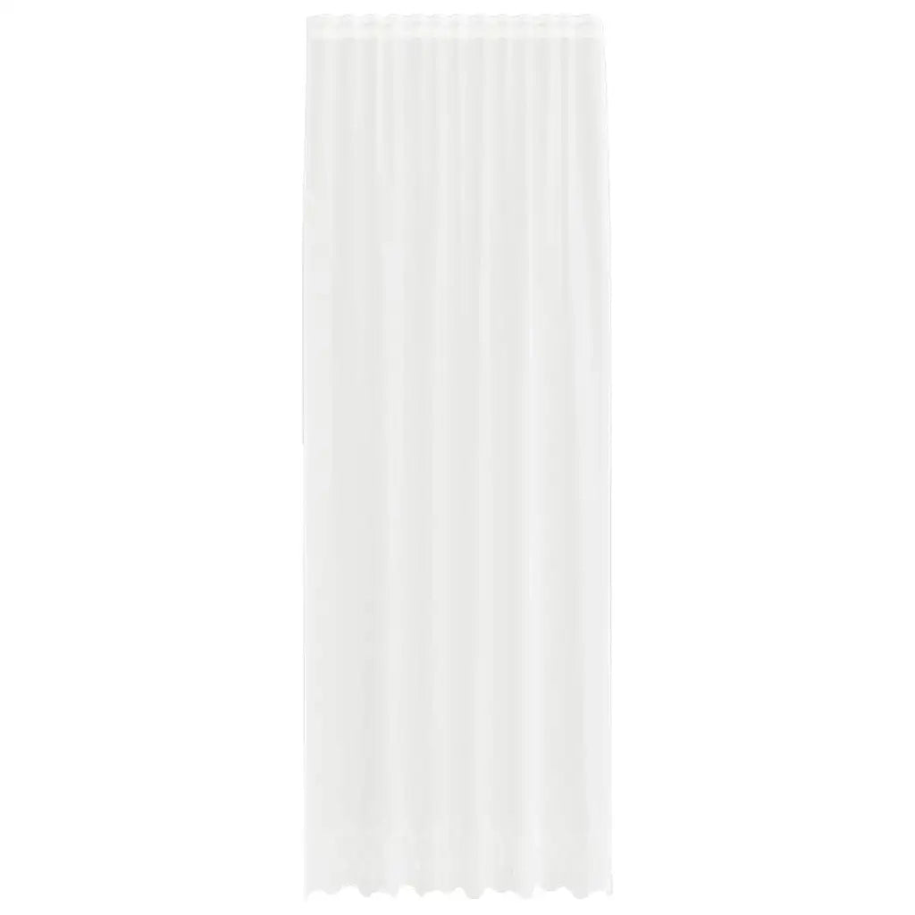 vidaXL Tende con tende Bianco 150 x 280 cm Poliestere