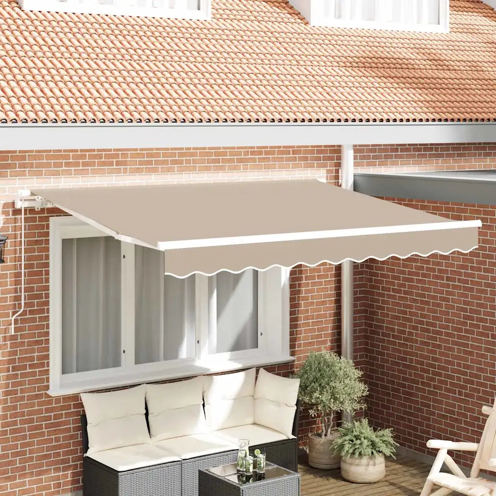 Telo di ricambio per tenda da sole Beige 3 x 2,5 m Poliestere 42000558