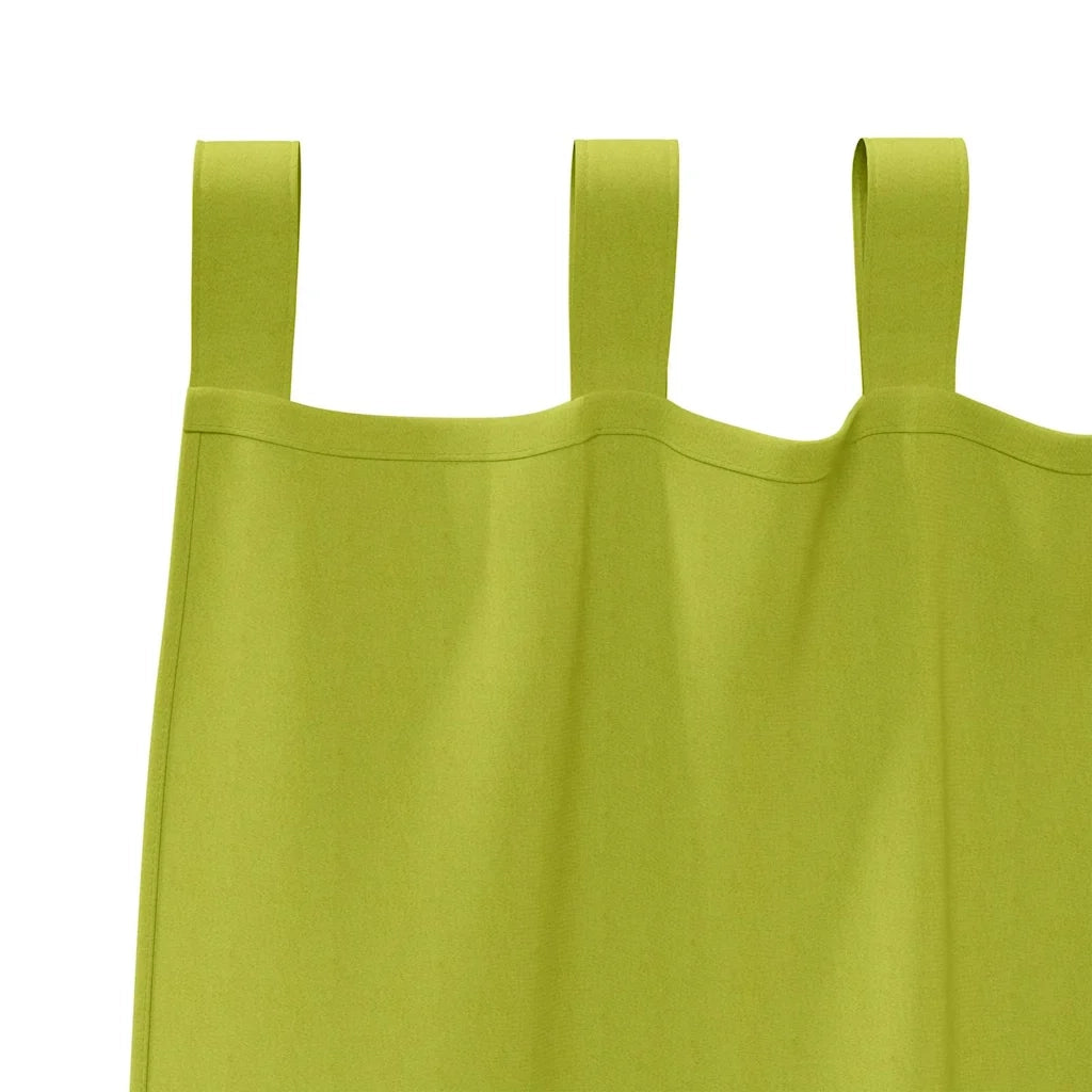 vidaXL Tende con tende 2 pcs Mela verde Poliestere
