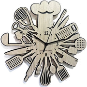 Cronografo da Parete per la Cucina | Orologio da Muro per Ristoranti | Chef | per Cucine Casalinghe | Decorazione da Parete per la Cucina Design