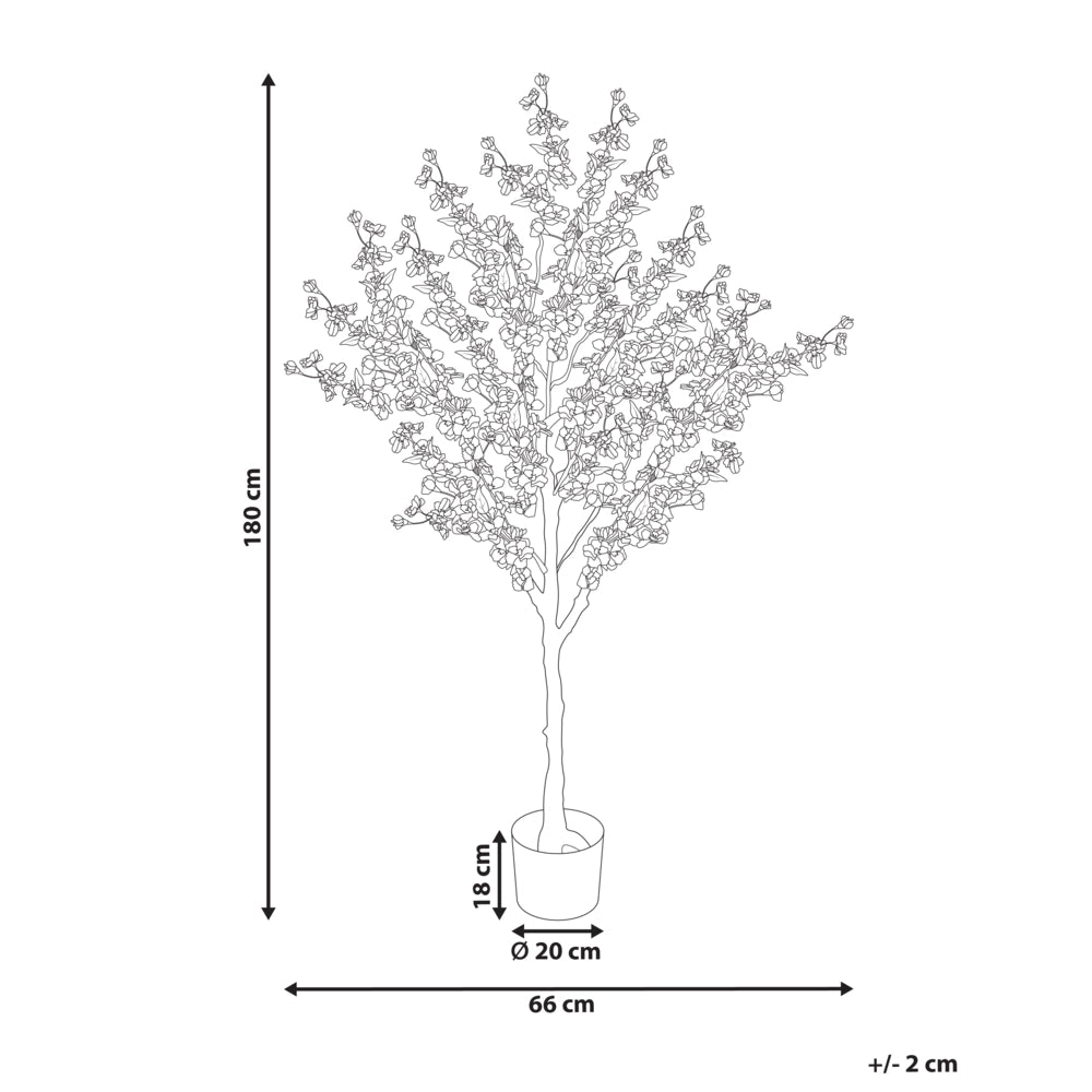 Pianta artificiale con vaso 180 cm decorativo per interni ed esterni