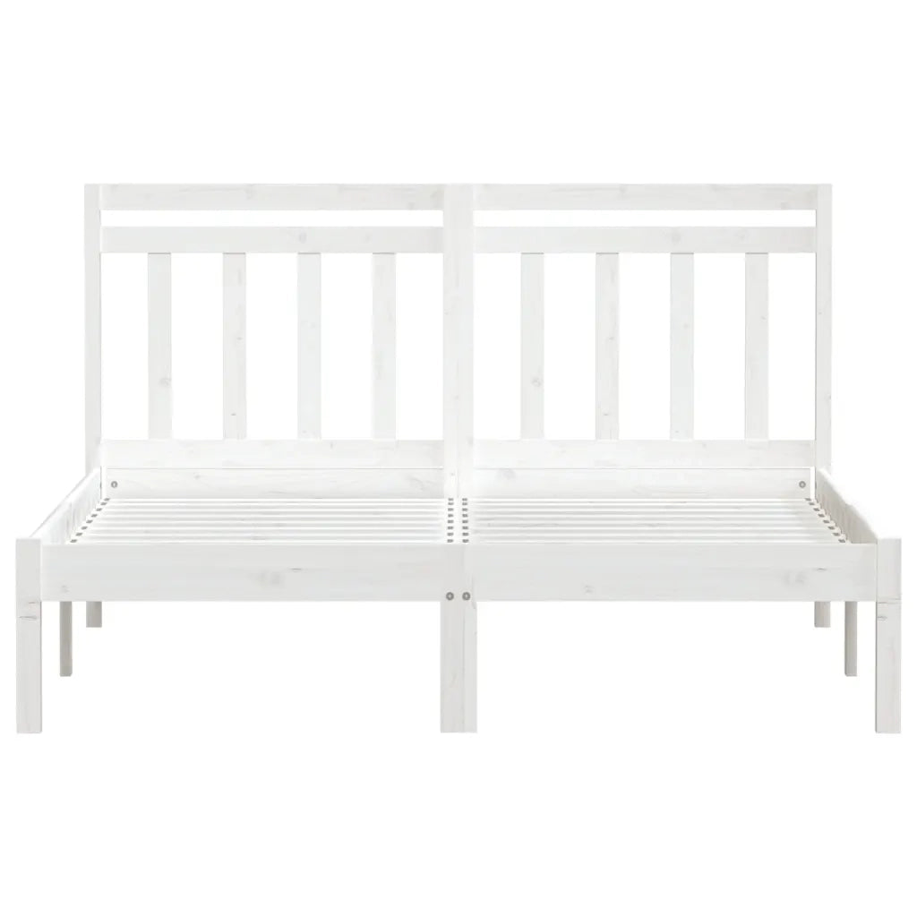 Giroletto Bianco in Legno Massello di Pino 140x190 cm 3100570