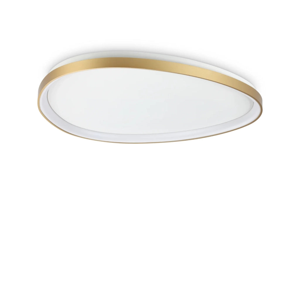 Plafoniera Collezione GEMINI LED 42W Luce Calda 3000K Ottone Ideal Lux