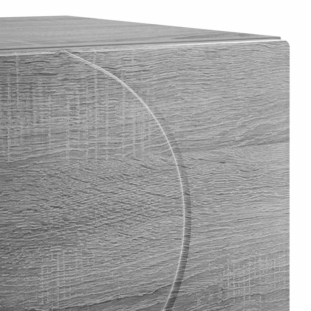 Armadio da Notte Sonoma grigio 33,5 x 34,5 x 50 cm 8011399