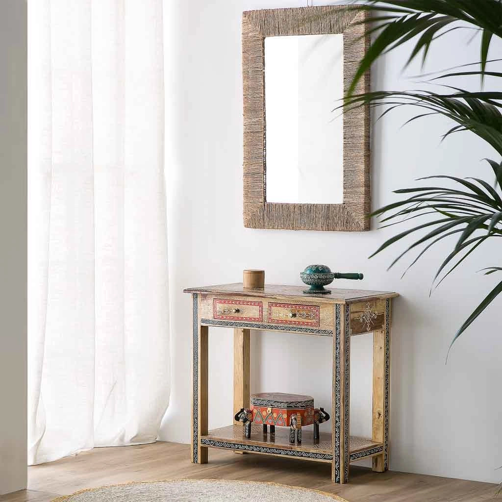 Profumatore artigianale in legno verniciato blu 25x14x11h